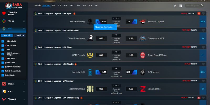 Hàng loạt kèo cược thú vị tại thương hiệu bạn nên thử