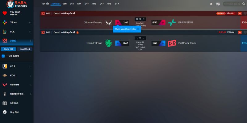 Kèo cược Esports Good88 hấp dẫn cùng game DOTA 2