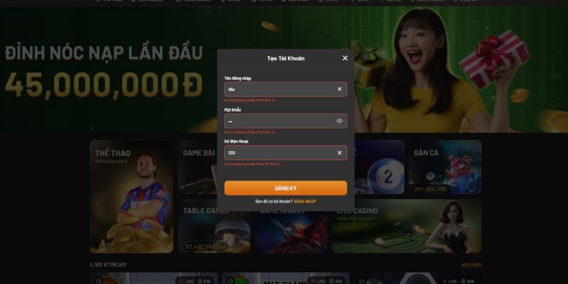 Một số điểm cần lưu ý khi tạo tài khoản chính chủ tại Good88