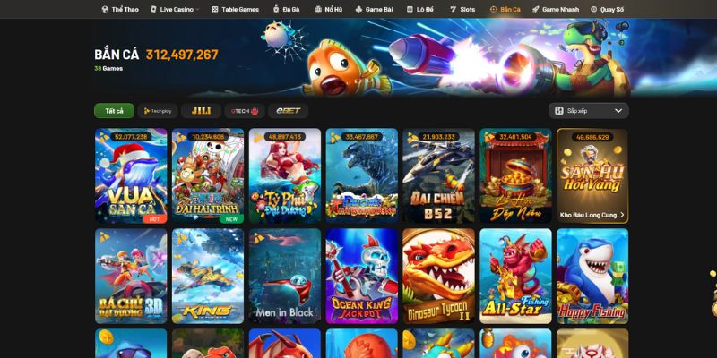 Sảnh bắn cá Good88 với hàng ngàn siêu phẩm bắn cá hấp dẫn