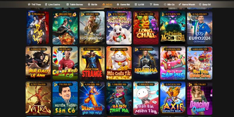 Tham gia game nổ hũ mang tính giải trí rất cao