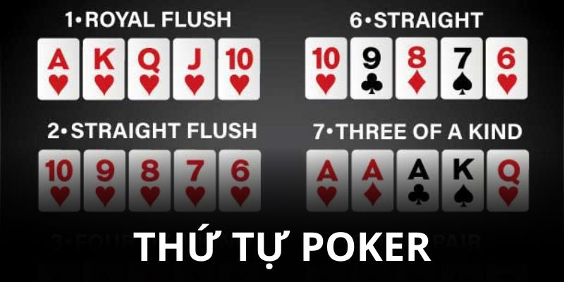 Thứ Tự Poker - Cập Nhật Các Tay Bài Từ Lớn Đến Nhỏ