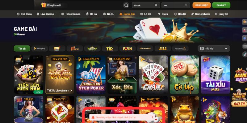 Truy cập vào trang chủ thông qua website cực kỳ dễ dàng