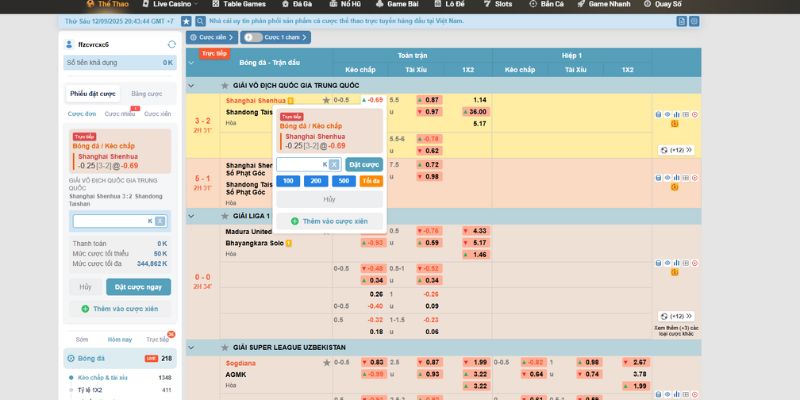 Tỷ lệ cược siêu hấp dẫn, cạnh tranh nhất trên thị trường